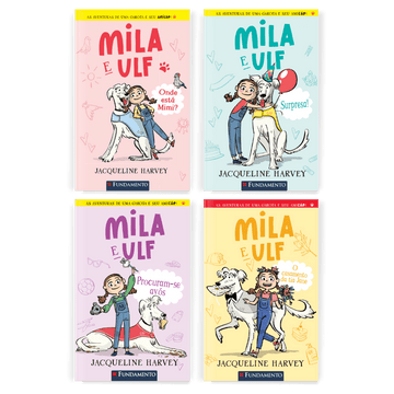 Kit Mila e Ulf - 4 Livros (1 ao 4) - Editora Fundamento livro_infantil