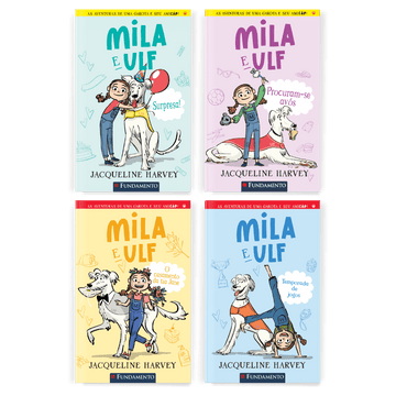 Kit Mila e Ulf - 4 Livros (2 ao 5) - Editora Fundamento livro_infantil