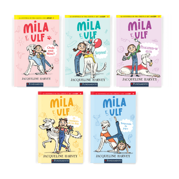 Kit Mila e Ulf - 5 Livros (1 ao 5) - Editora Fundamento livro_infantil