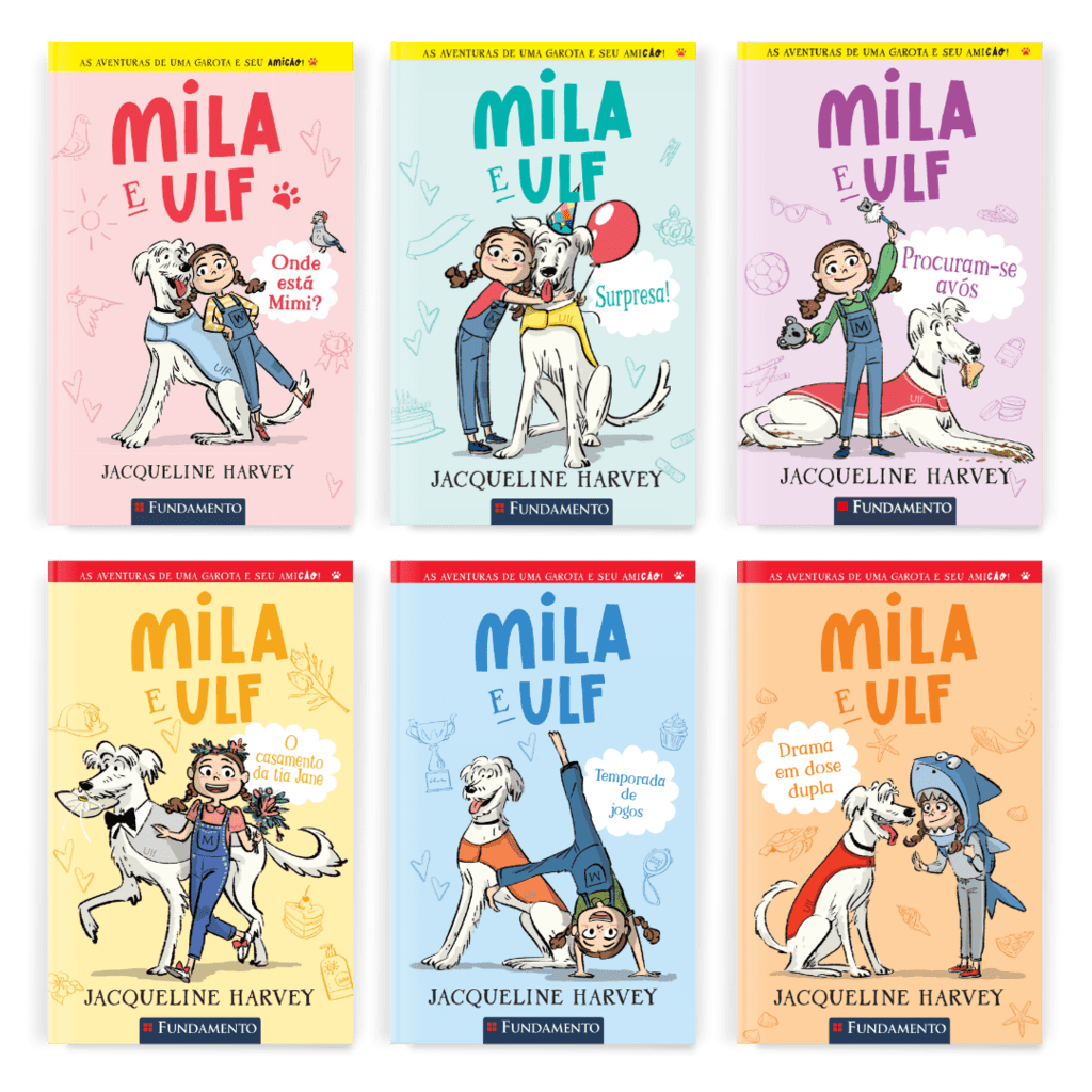 Kit Mila e Ulf - 6 Livros (1 ao 6) - Editora Fundamento livro_infantil