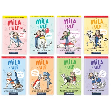 Kit Mila e Ulf - 8 Livros (1 Ao 8) - Editora Fundamento livro_infantil