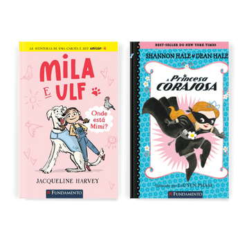 Kit Mila e Ulf + a Princesa Corajosa - Editora Fundamento livro_infantil