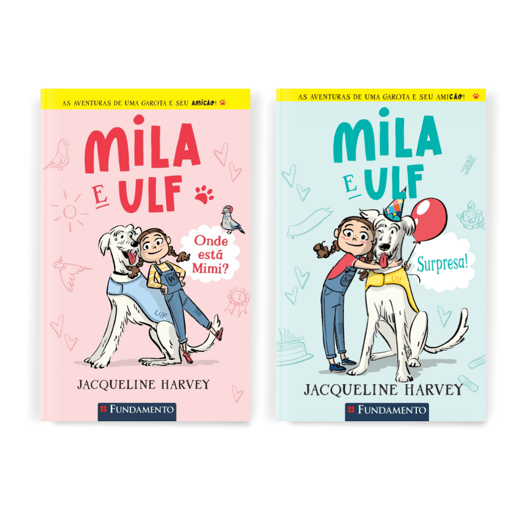 Kit Mila & Ulf - 2 Livros (1 ao 2) - Editora Fundamento livro_infantil