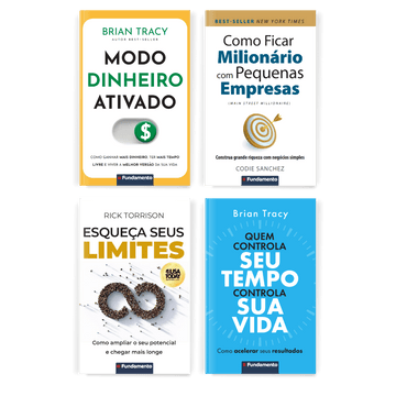 Kit Modo Dinheiro Ativado - 4 Livros Best - sellers - Editora Fundamento livro_infantil