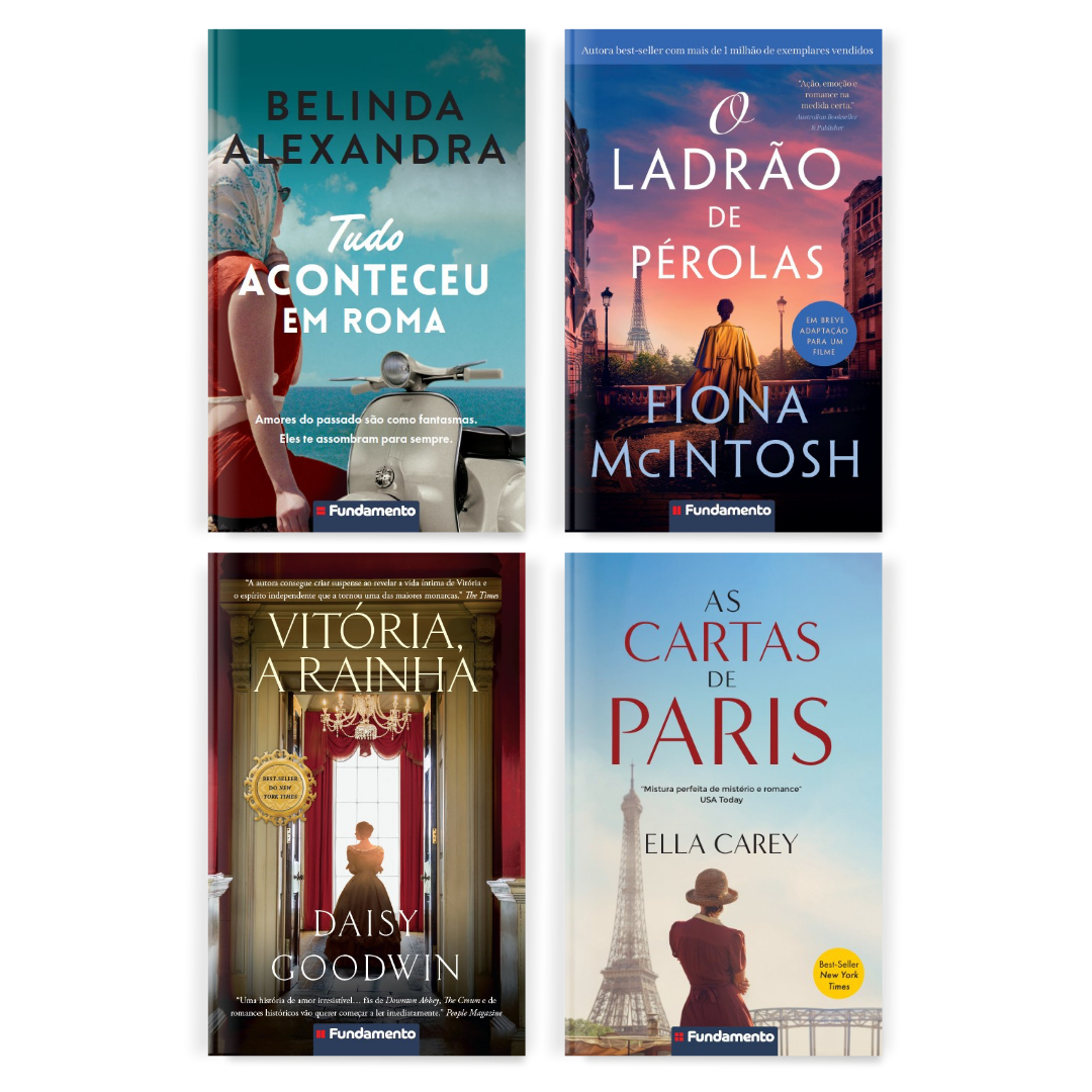 Kit Mulheres Admiráveis - 4 Best-sellers - Editora Fundamento livro_infantil