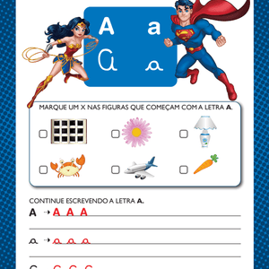 Kit Mundo Alfabeto - 2 Livros de Alfabetização + Acesso a Videoaulas Dinâmicas - Editora Fundamento livro_infantil