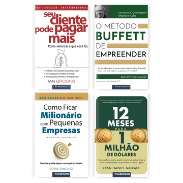 Kit Negócios Fortes e Lucrativos - Editora Fundamento livro_infantil