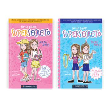Kit Nosso Diário Supersecreto 1 e 2 - Editora Fundamento livro_infantil