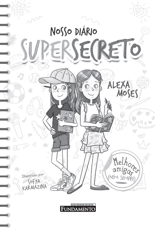 Kit Nosso Diário Supersecreto - 2 Livros (2 ao 3) - Editora Fundamento livro_infantil