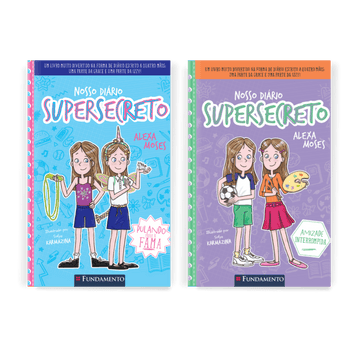 Kit Nosso Diário Supersecreto - 2 Livros (2 ao 3) - Editora Fundamento livro_infantil