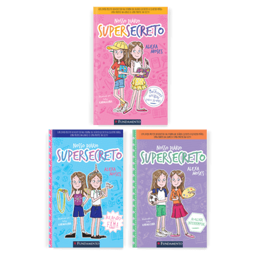 Kit Nosso Diário Supersecreto - 3 Livros (1 ao 3) - Editora Fundamento livro_infantil