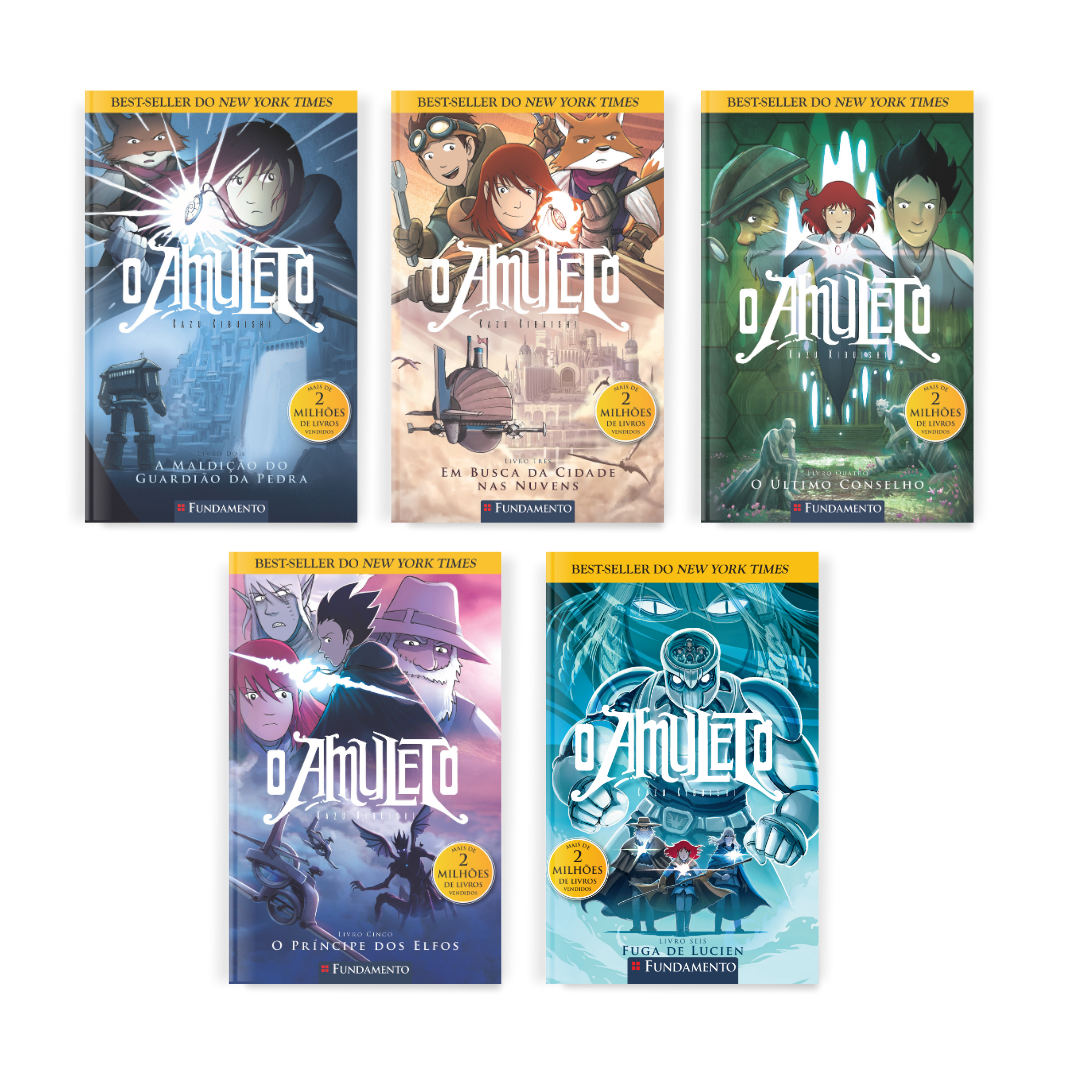 Kit O Amuleto - 5 Livros (2 ao 6) - Editora Fundamento livro_infantil