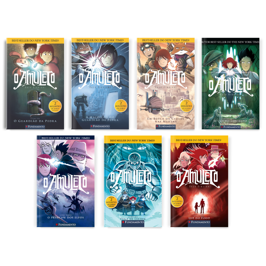Kit o Amuleto - 7 Livros (1 ao 7) - Editora Fundamento livro_infantil