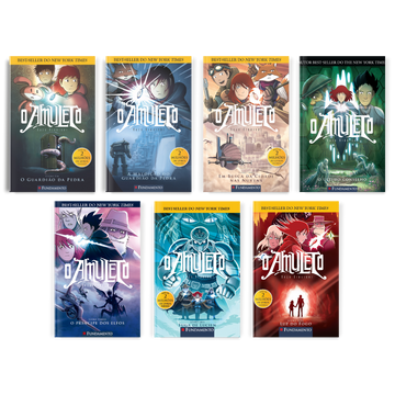 Kit o Amuleto - 7 Livros (1 ao 7) - Editora Fundamento livro_infantil