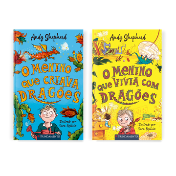 Kit O Menino Que Criava Dragões - (1 ao 2) - Editora Fundamento livro_infantil