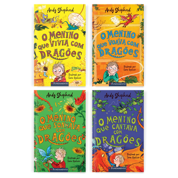 Kit O Menino Que Criava Dragões - 4 Livros (2 ao 5) - Editora Fundamento livro_infantil