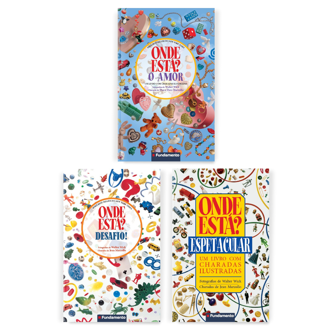 Kit Onde Está? - 3 Livros - Editora Fundamento livro_infantil