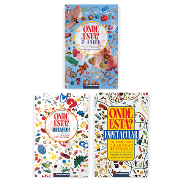 Kit Onde Está? - 3 Livros - Editora Fundamento livro_infantil