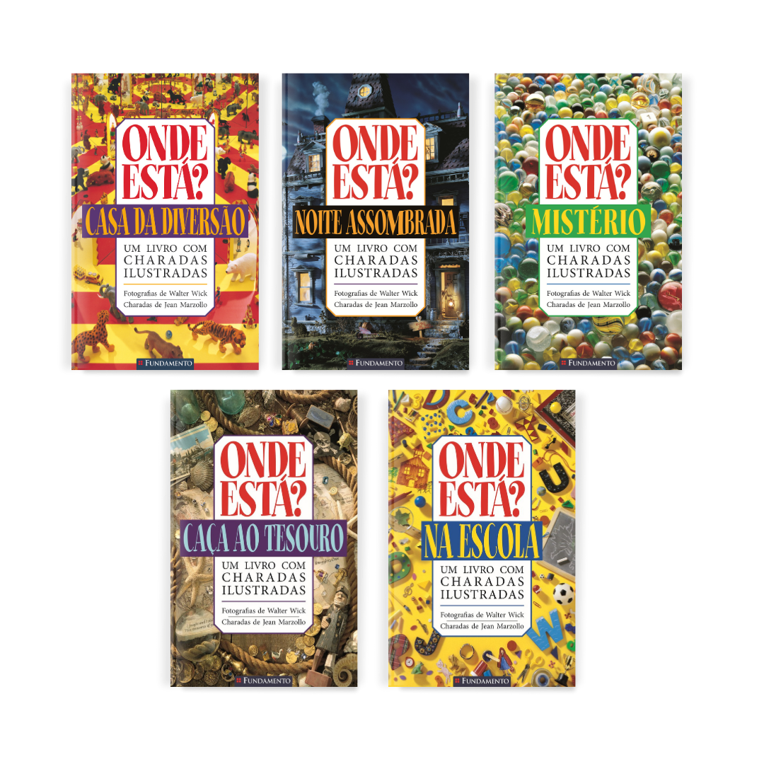 Kit Onde Está? - 5 Livros - Editora Fundamento livro_infantil