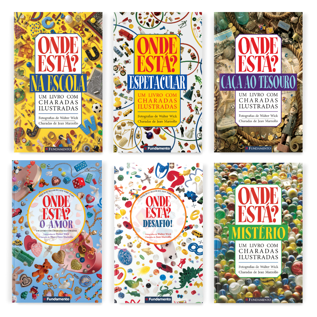 Kit Onde Está? - 6 Livros - Editora Fundamento livro_infantil