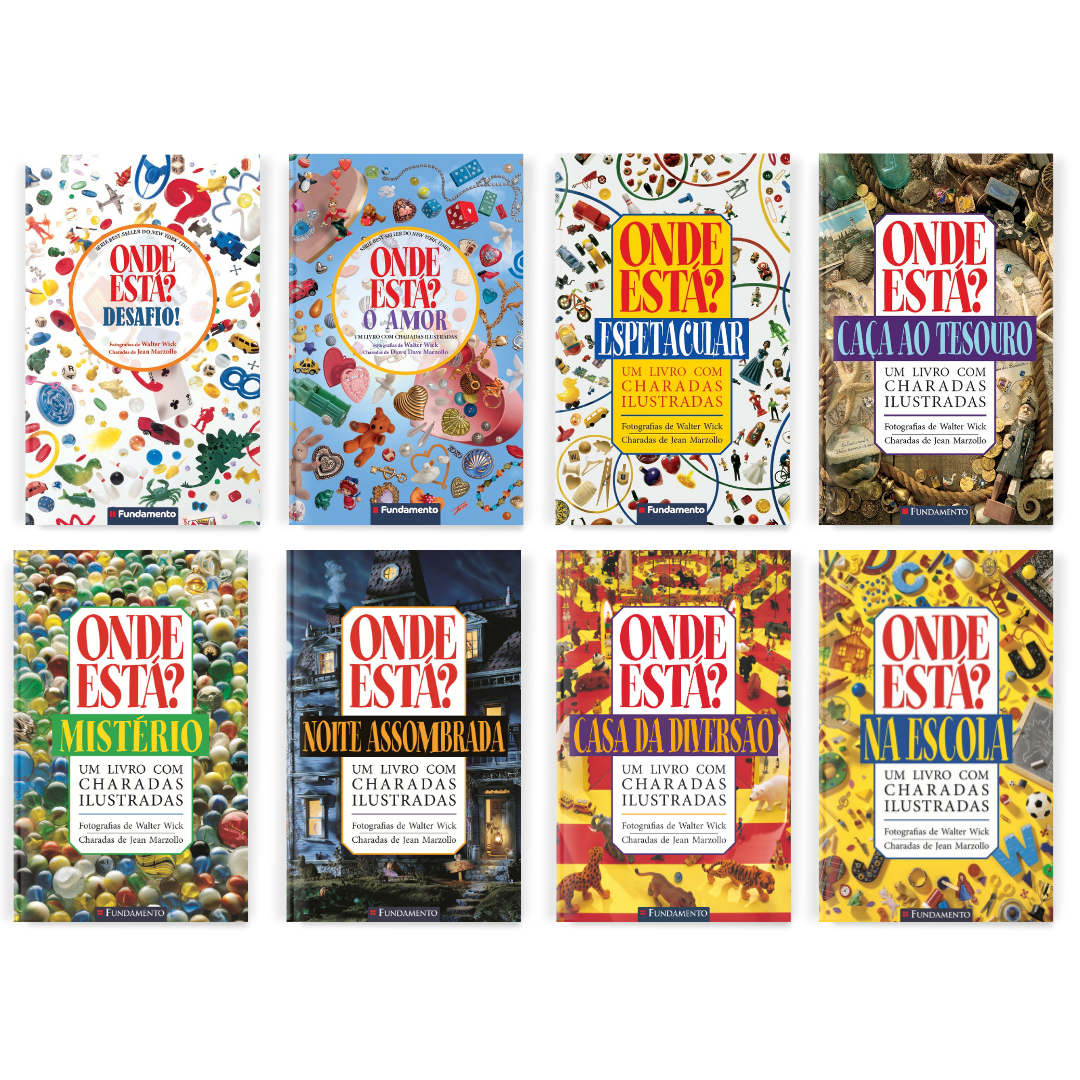 Kit Onde Está? - 8 Livros - Editora Fundamento livro_infantil