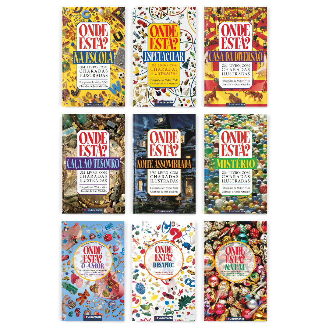 Kit Onde Está? - 9 Livros - Editora Fundamento livro_infantil