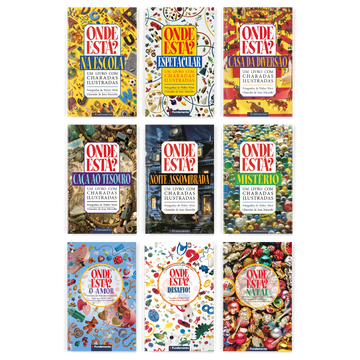 Kit Onde Está? - 9 Livros - Editora Fundamento livro_infantil