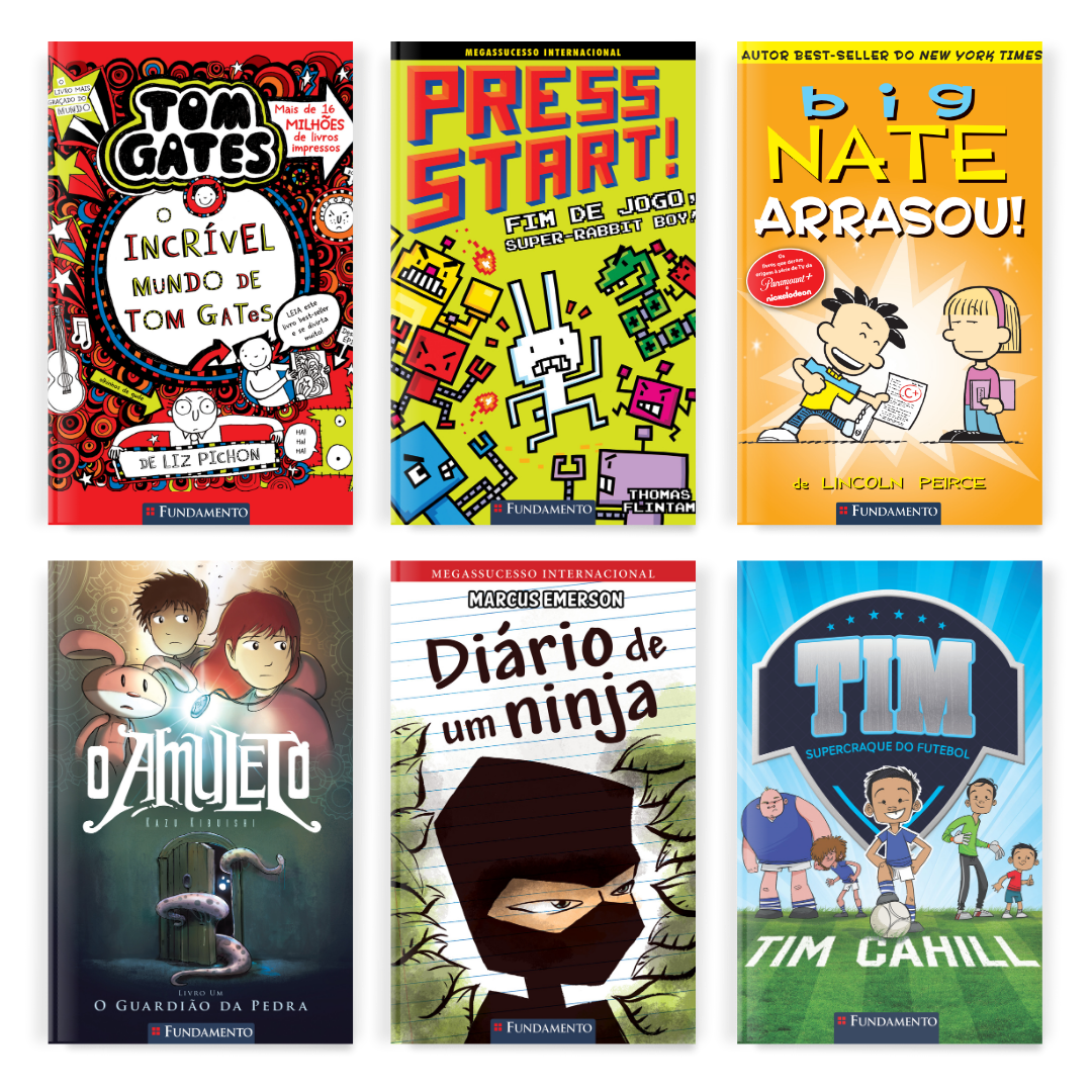 Kit para Tirar Os Filhos das Telas - 6 Livros - Editora Fundamento livro_infantil