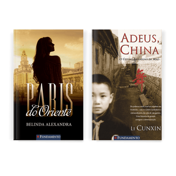 Kit Paris do Oriente + Adeus, China - Editora Fundamento livro_infantil