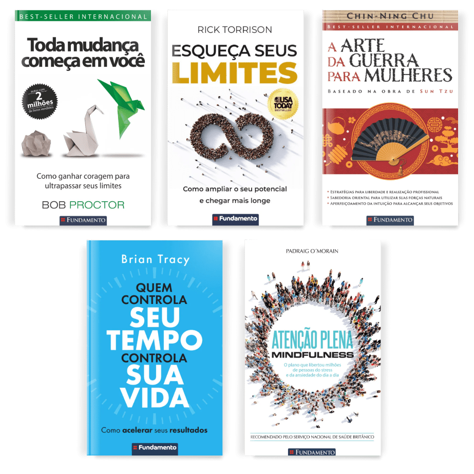 Kit Pense Diferente - 5 Livros - Editora Fundamento livro_infantil