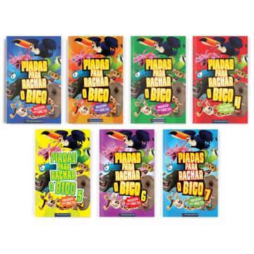 Kit Piadas para Rachar o Bico - 7 Livros - Editora Fundamento livro_infantil