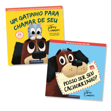 Kit Posso Ser Seu Cachorrinho + Um Gatinho para Chamar de Seu - 2 Livros - Editora Fundamento livro_infantil