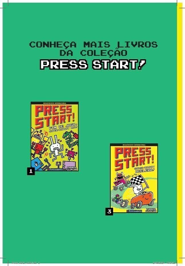 Kit - Press Start 2 e 3 - Editora Fundamento livro_infantil