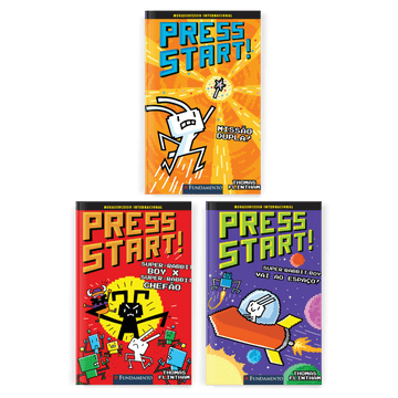 Kit Press Start - 3 Livros (4 ao 6) - Editora Fundamento livro_infantil