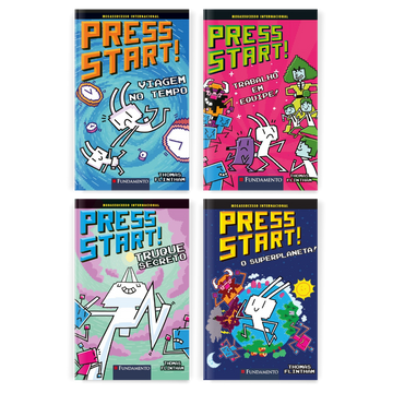 Kit Press Start - 4 Livros (9 ao 12) - Editora Fundamento livro_infantil