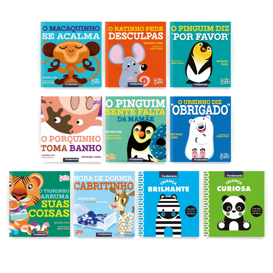 Kit Primeiras Palavras (10 Livros para Bebês) - Editora Fundamento livro_infantil