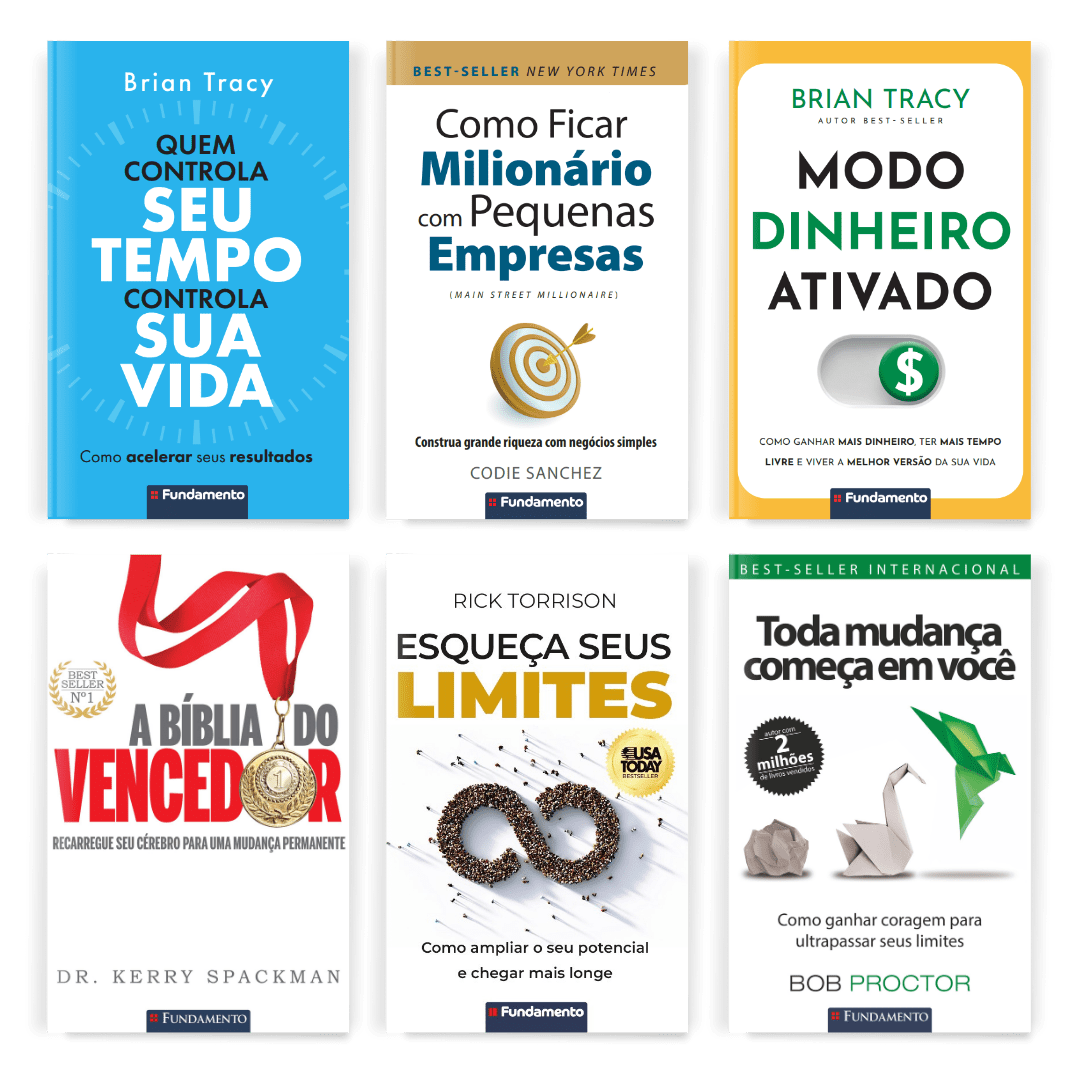 Kit Prosperidade Financeira - 6 Livros para Ganhar Dinheiro - Editora Fundamento livro_infantil