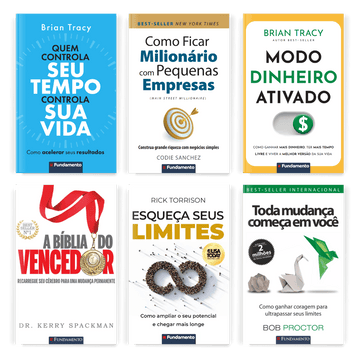 Kit Prosperidade Financeira - 6 Livros para Ganhar Dinheiro - Editora Fundamento livro_infantil