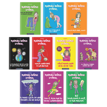 Kit Querido Diário Otário - 10 Livros - Editora Fundamento livro_infantil
