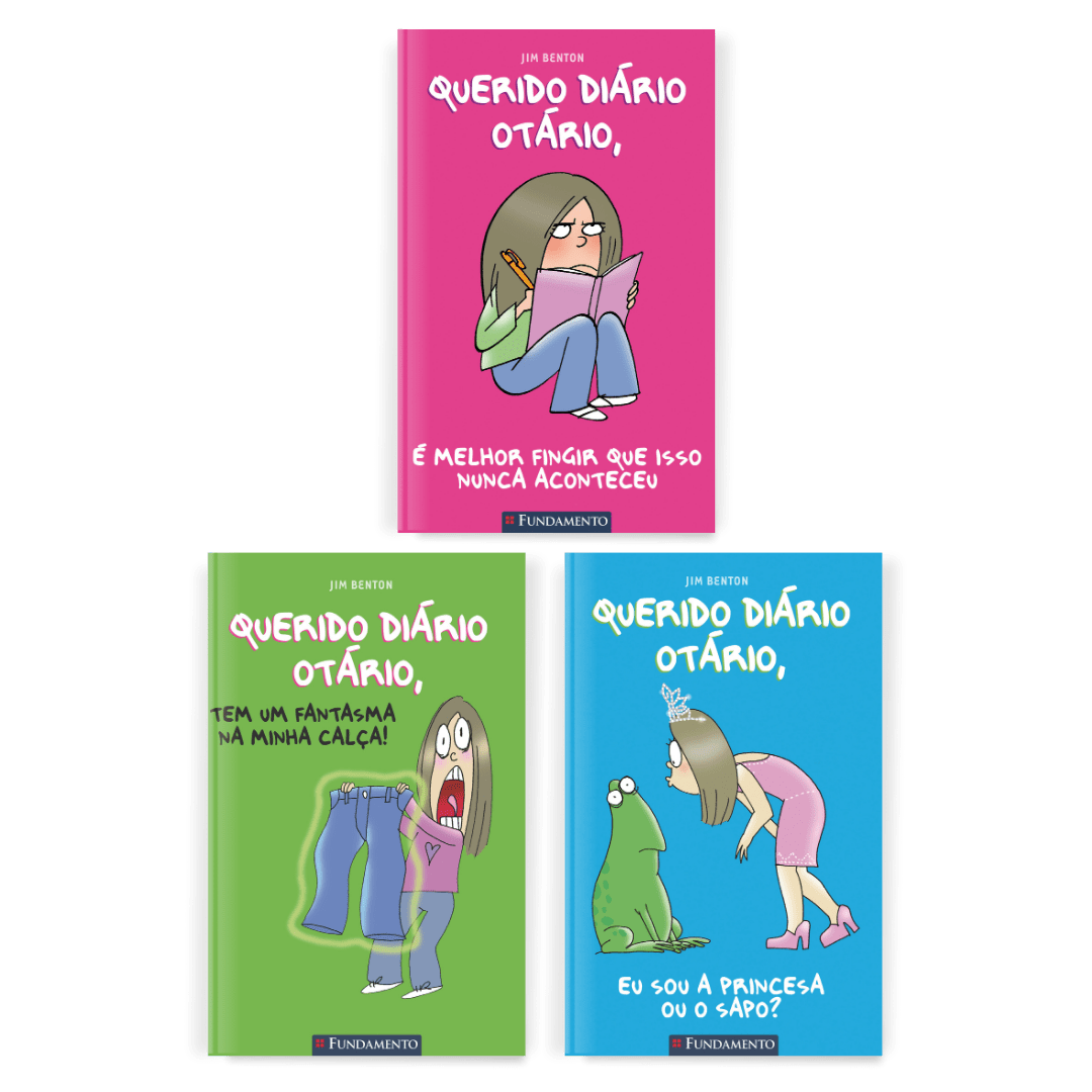 Kit Querido Diário Otario - 3 Livros - Editora Fundamento livro_infantil