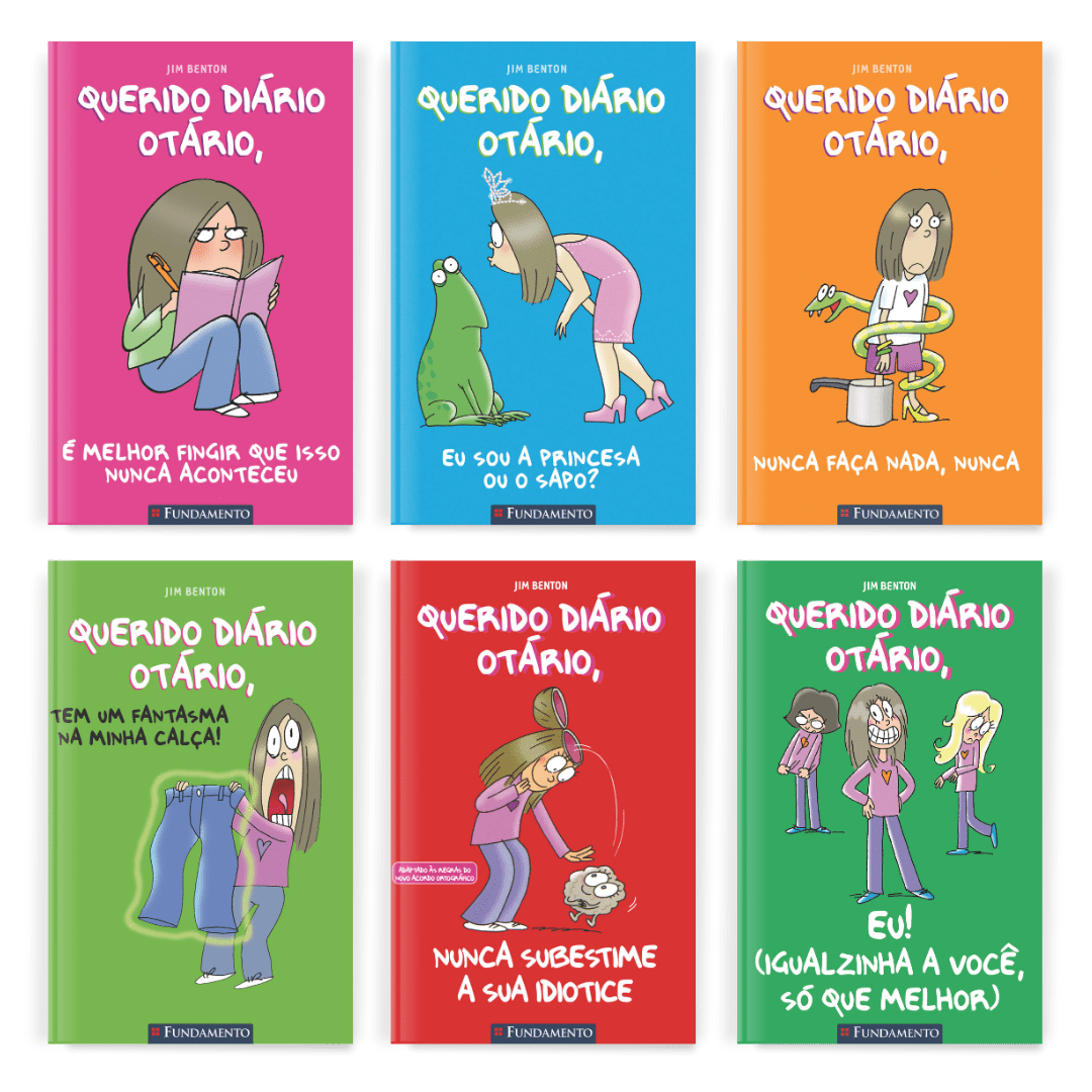 Kit Querido Diário Otário - 6 Livros - Editora Fundamento livro_infantil