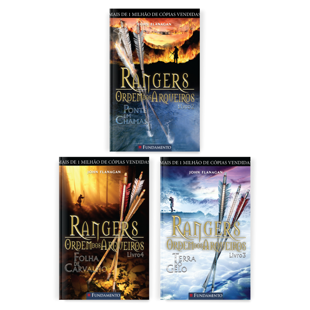 Kit Rangers Ordem dos Arqueiros - 3 Livros (2 ao 4) - Editora Fundamento livro_infantil