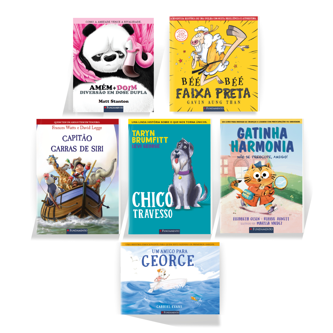 Kit Reconhecimento de Animais - 6 Livros - Editora Fundamento livro_infantil