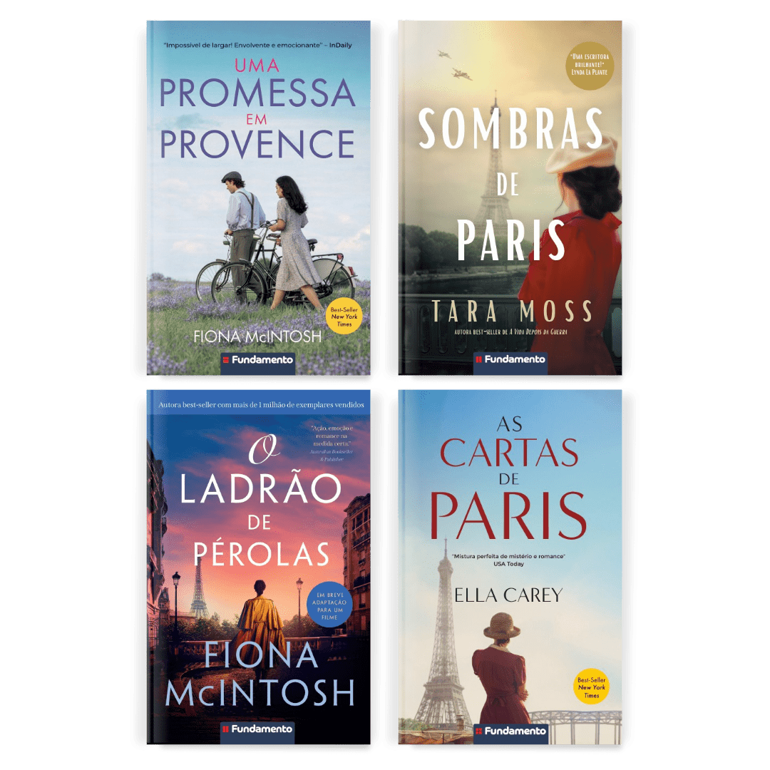 Kit Romances na França - Editora Fundamento livro_infantil