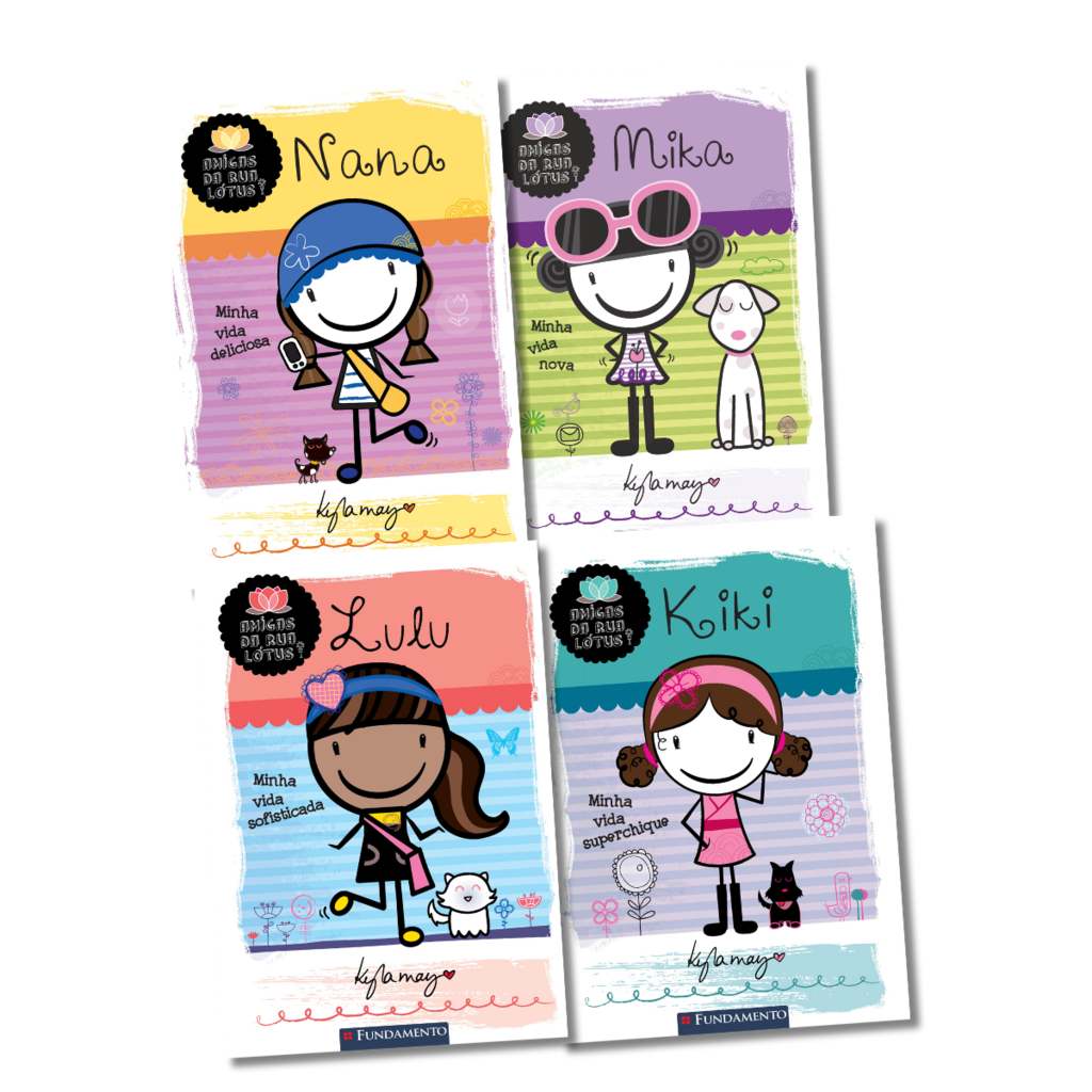 Kit Amigas da Rua Lótus - 4 Livros