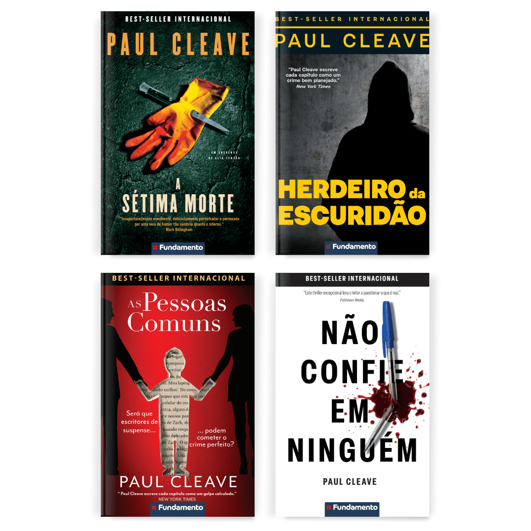 Kit Serial Killers - 4 Livros Best - Sellers de Crime e Suspense - Editora Fundamento livro_infantil