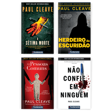 Kit Serial Killers - 4 Livros Best - Sellers de Crime e Suspense - Editora Fundamento livro_infantil