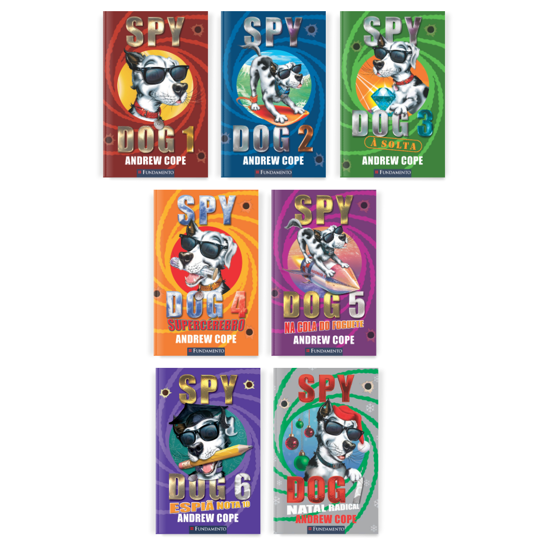 Kit Spy Dog - 7 Livros - Editora Fundamento livro_infantil