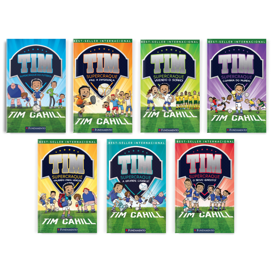 Kit Tim Supercraque - 7 Livros (1 ao 7) - Editora Fundamento livro_infantil