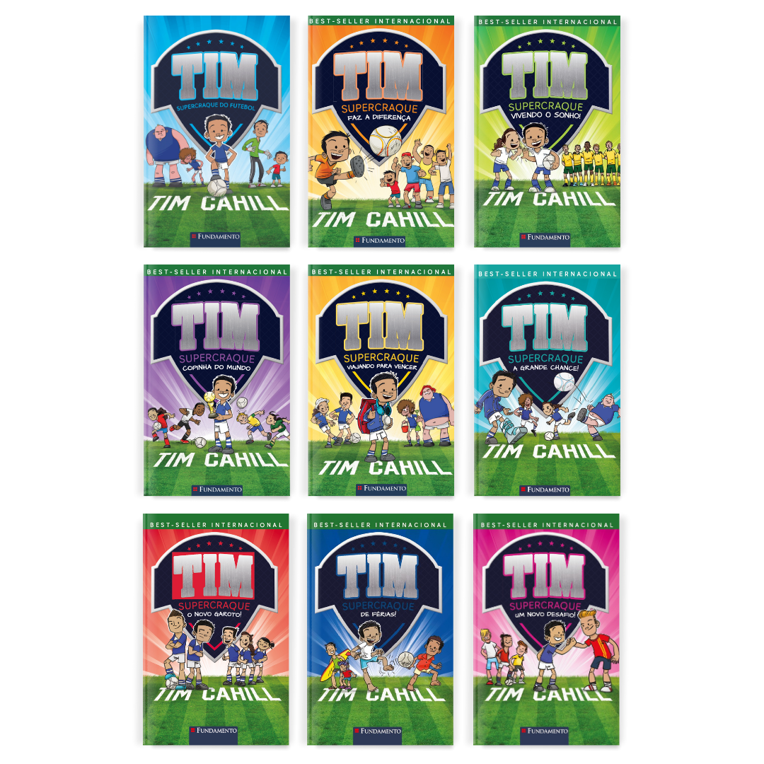Kit Tim Supercraque - 9 Livros (1 ao 9) - Editora Fundamento livro_infantil